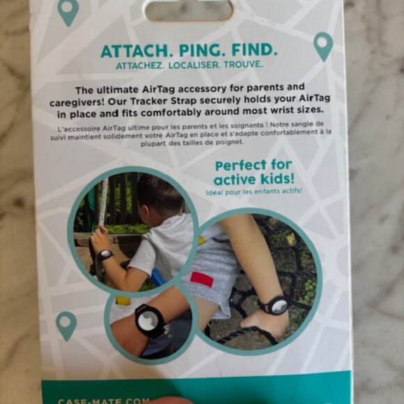 Case-Mate Tracker Strap Wristband Case for Apple AirTag Neon Green - Picture 2 of 2